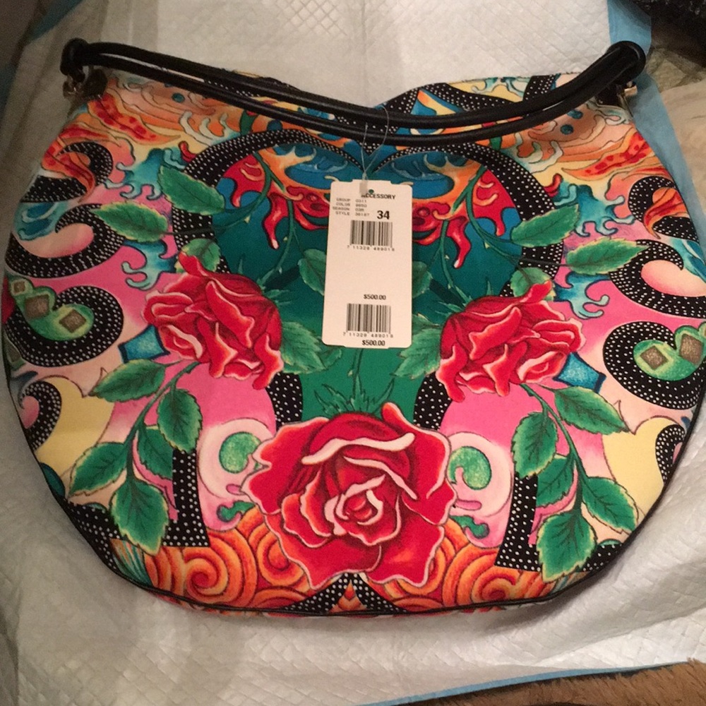 Escada multicolored hobo bag